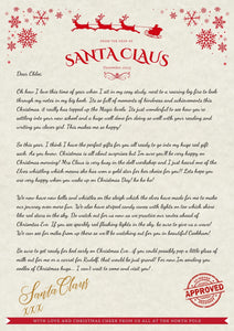 Personalised Santa Letter 2023