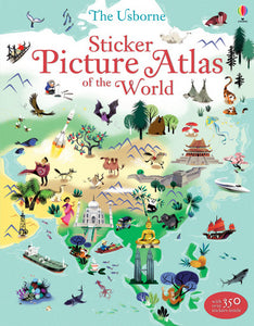Sticker Picture Atlas Of The World